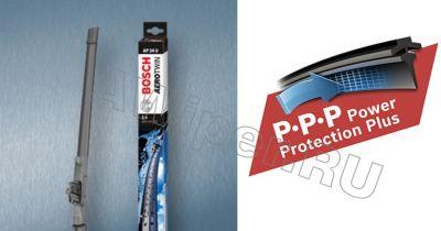 Бескаркасная щетка Bosch AeroTwin PPP 400 мм.