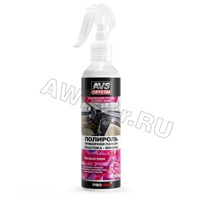 Полироль для приборной панели матовый (Bubble Gum/Бабл гам) (триггер) 250 мл. AVS AVK-621