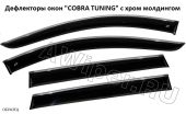 Дефлекторы окон CT для Volvo XC60 (1) (хром молдинг)