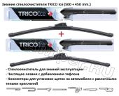 Комплект стеклоочистителей TRICO Ice 500 мм.+450 мм.